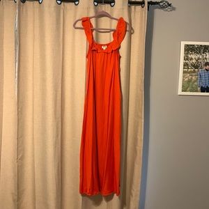 Orange Dress- Grace Atwood The Drop Amazon